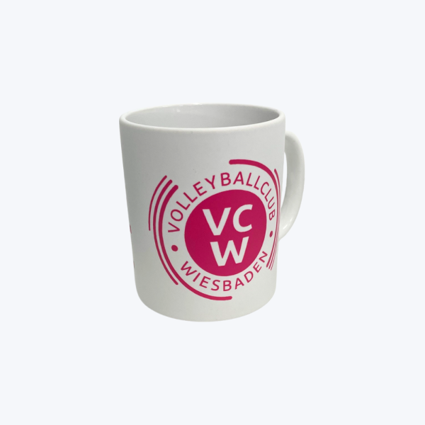 VC Wiesbaden Tasse PLAY GROW LEAD pink