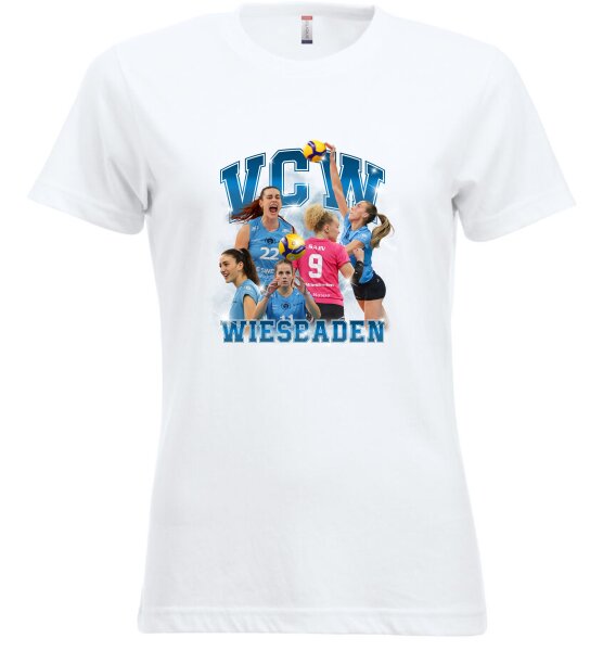 VC Wiesbaden Shirt weiß Herren Retromotiv
